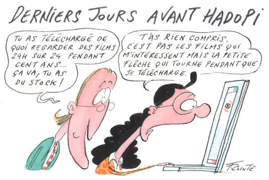 hadopi contre le téléchargement des vidéos